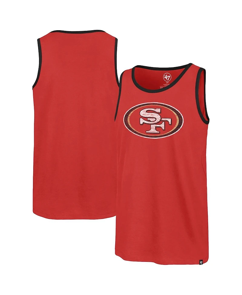 '47 Brand Men's Scarlet San Francisco 49ers Premier Franklin Tank Top