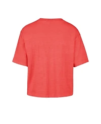 '47 Brand Women's Red Kansas City Chiefs Cropped Mindi Slub T-Shirt