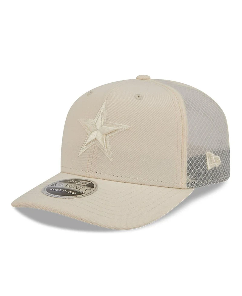 New Era Men's Cream Dallas Cowboys Color Pack 9SEVENTY Adjustable Hat