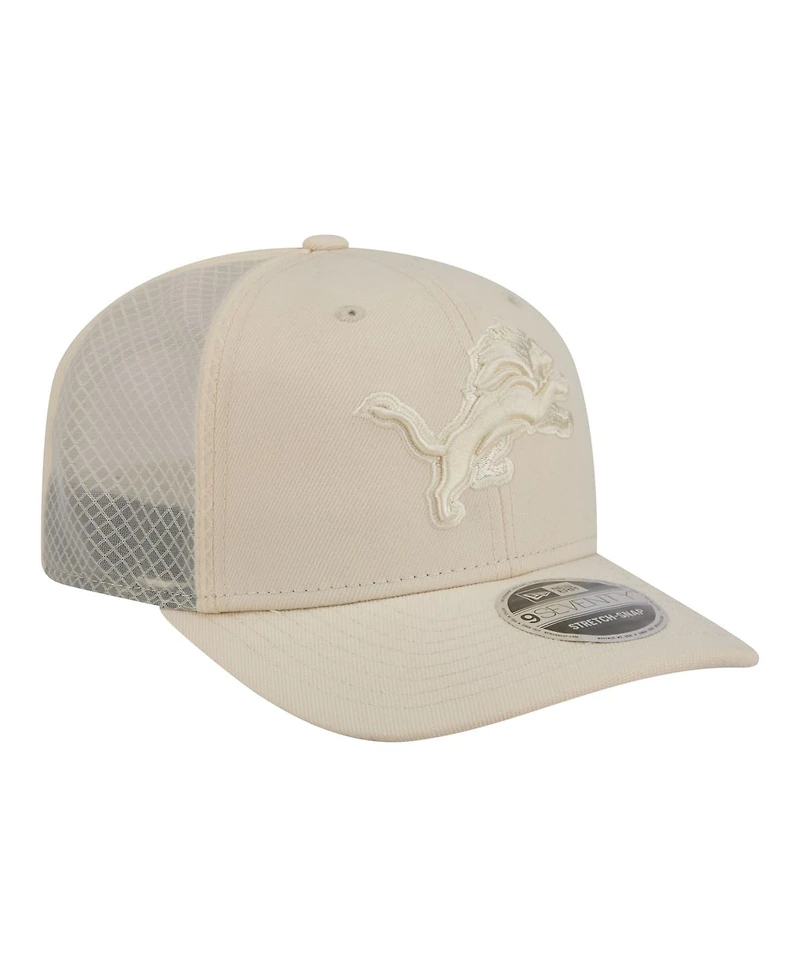 New Era Men's Cream Detroit Lions Color Pack 9SEVENTY Adjustable Hat