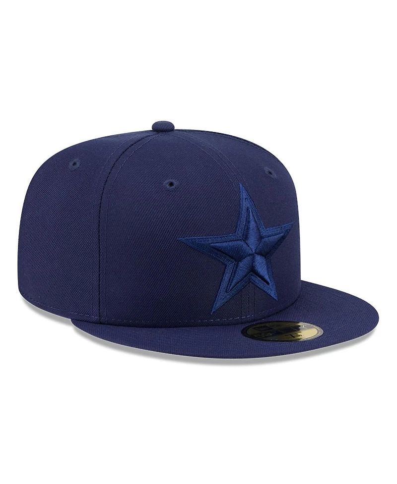New Era Men's Navy Dallas Cowboys Color Pack 59FIFTY Fitted Hat
