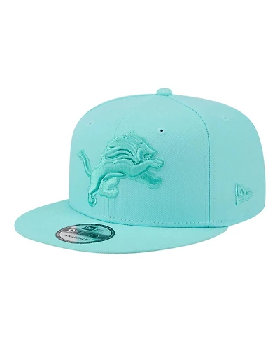 New Era Men's Turquoise Detroit Lions Colorpack 9FIFTY Snapback Hat