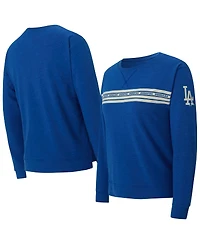 Concepts Sport Women's Royal Los Angeles Dodgers Birch French Terry Long Sleeve T-Shirt