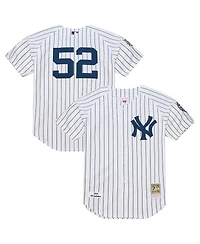 Mitchell & Ness Men's  Cc Sabathia White New York Yankees 2009 Cooperstown Collection Authentic Jersey