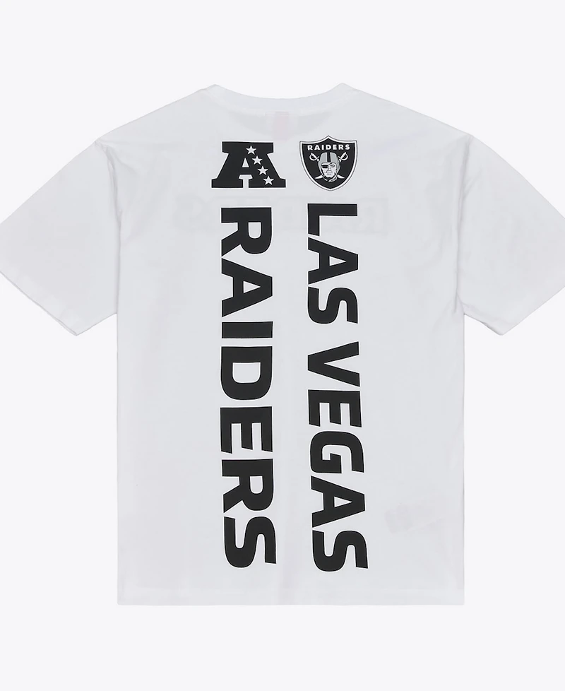 Mitchell & Ness Men's White Las Vegas Raiders Monochrome T-Shirt