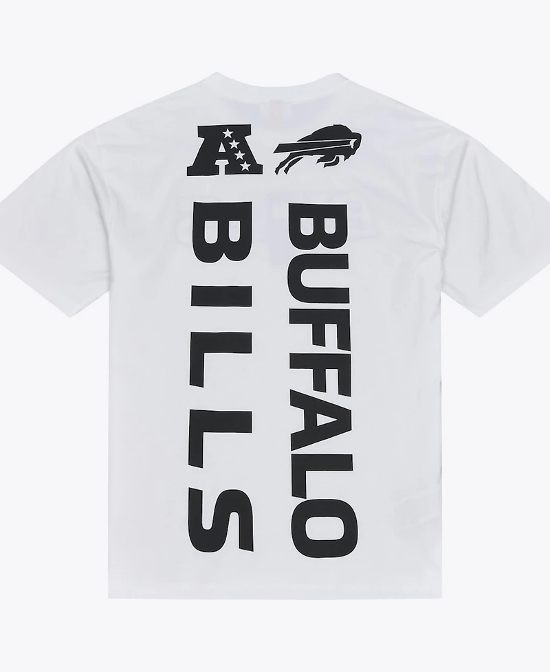 Mitchell & Ness Men's White Buffalo Bills Monochrome T-Shirt