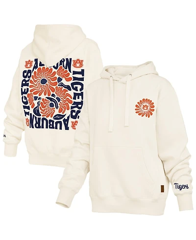 Pressbox Women's Cream Auburn Tigers Elena Janise Hoodie