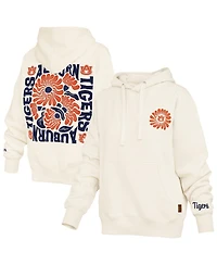 Pressbox Women's Cream Auburn Tigers Elena Janise Hoodie