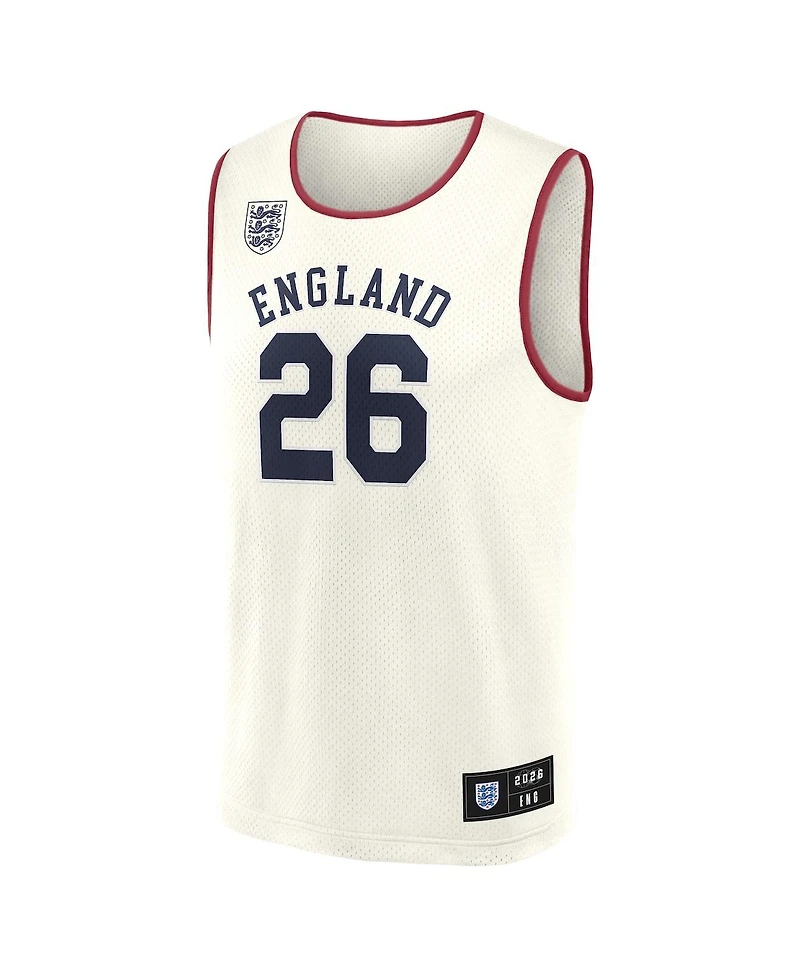 Fanatics Men's Cream England National Team Tank Top