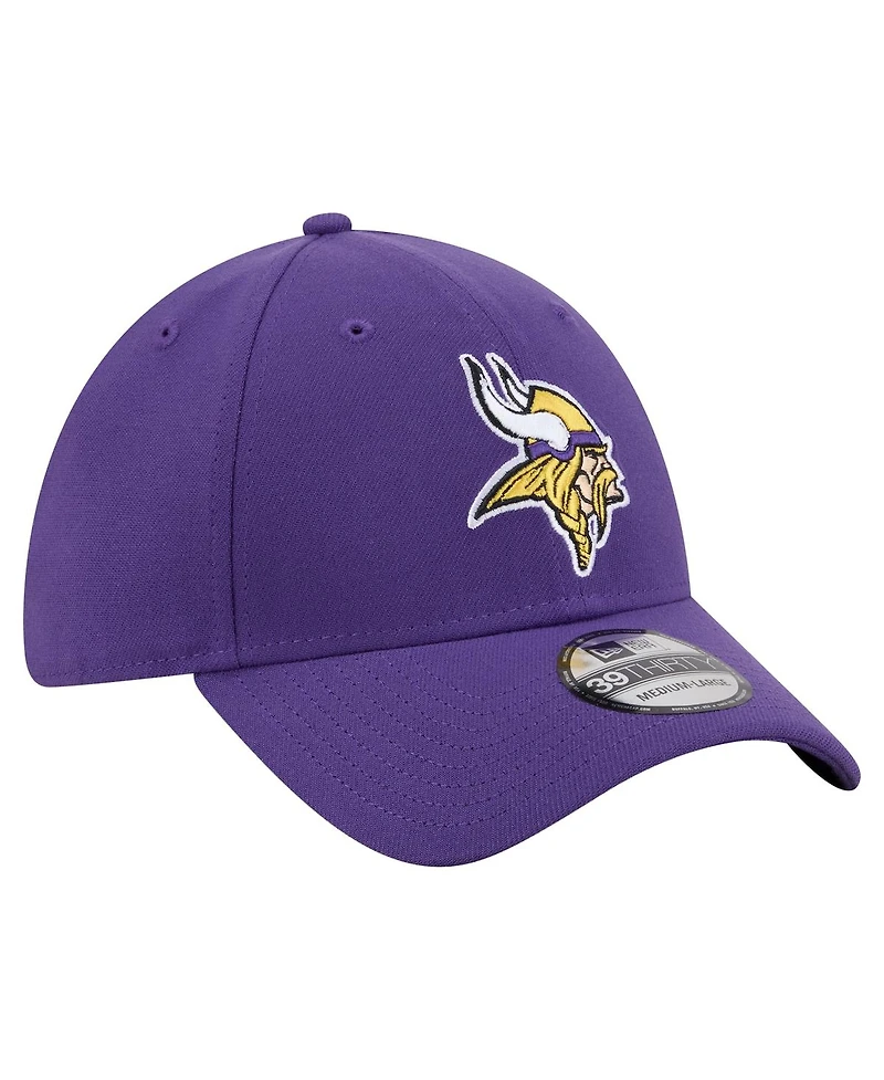 New Era Men's Purple Minnesota Vikings Core Team 39THIRTY Flex Hat