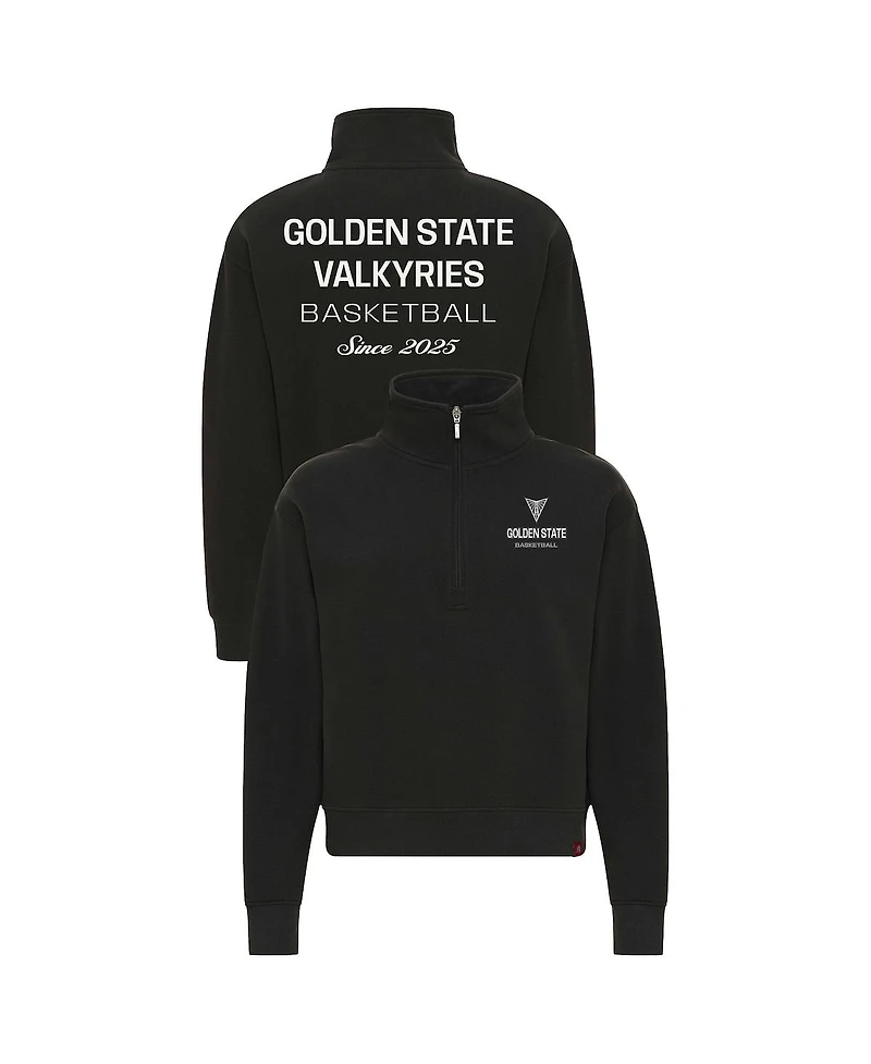 Sportiqe Women's Anthracite Golden State Valkyries Athletic Club Collection Marant Quarter-Zip Pullover Hoodie