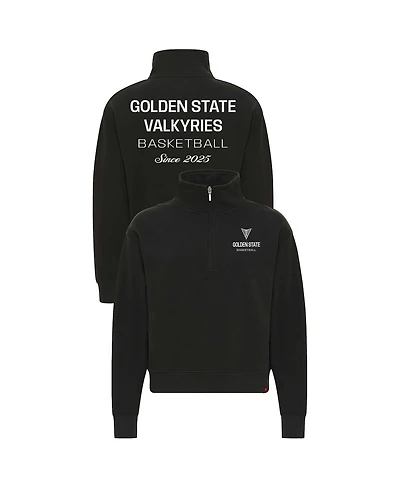 Sportiqe Women's Anthracite Golden State Valkyries Athletic Club Collection Marant Quarter-Zip Pullover Hoodie