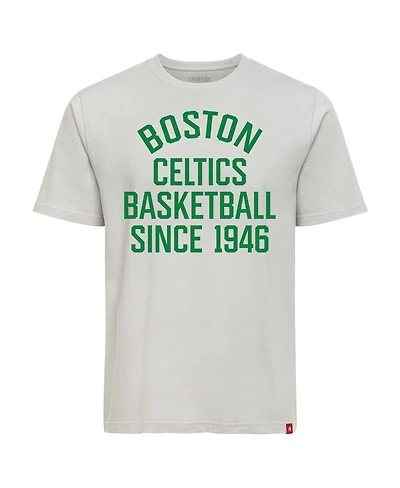Sportiqe Men's and Women's Gray Boston Celtics Genuine Issue Collection Duke T-Shirt