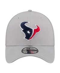 New Era Men's Gray Houston Texans Perforated 39THIRTY Flex Hat