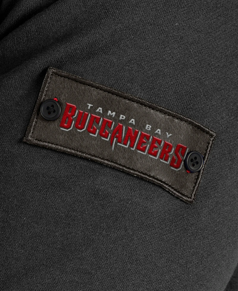 J. Palmer Men's Black Tampa Bay Buccaneers QB1 Full-Zip Sweatshirt