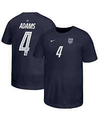 Nike Big Boys and Girls Tyler Adams Navy Usmnt Away Player Name Number T-Shirt