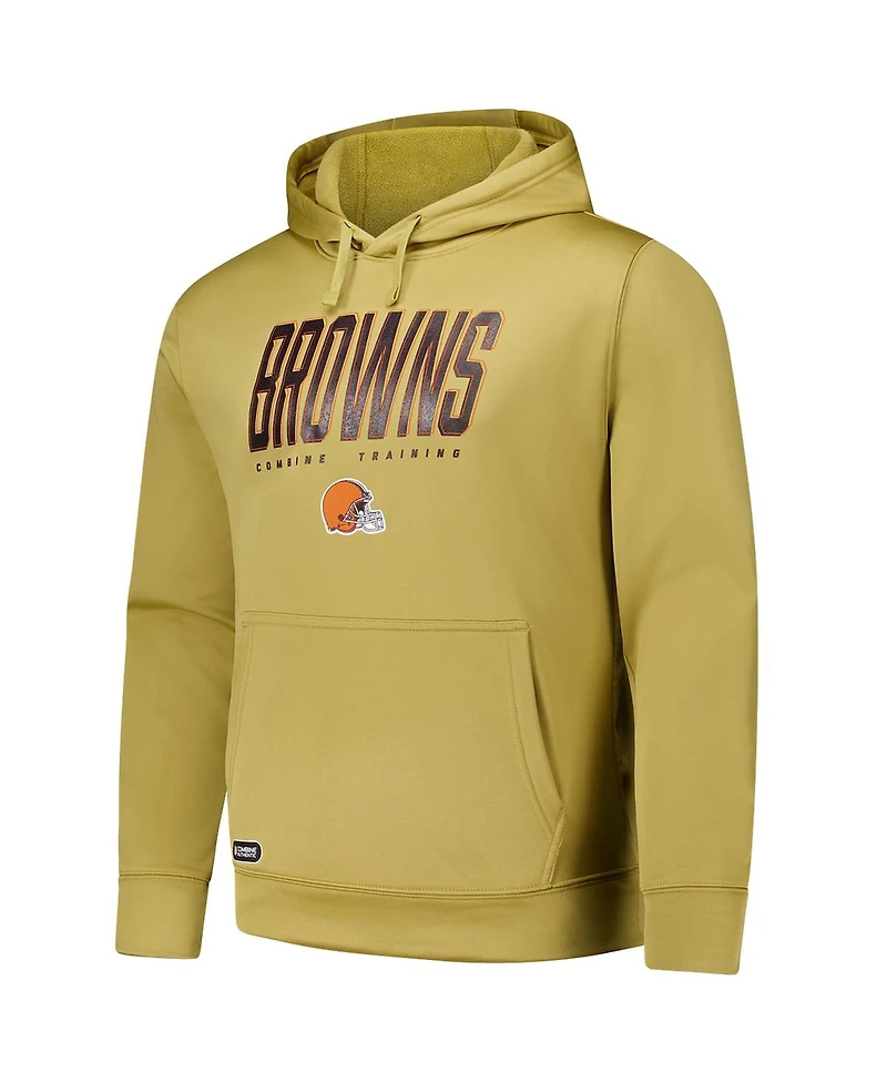 Outerstuff Men's Gold Cleveland Browns Top Ranked Pullover Hoodie