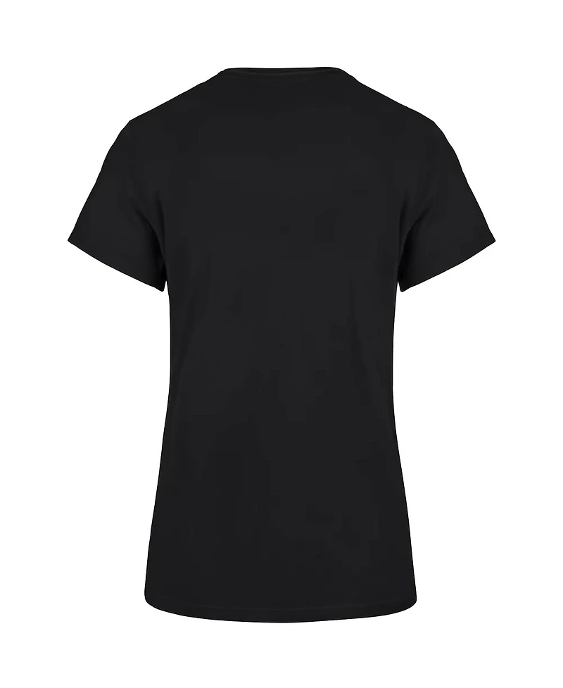 '47 Brand Women's x 47 Black Los Angeles Sparks Logo Lockup Plus V-Neck T-Shirt