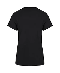 '47 Brand Women's x 47 Black Los Angeles Sparks Logo Lockup Plus V-Neck T-Shirt