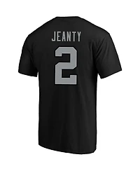 Fanatics Men's Ashton Jeanty Black Las Vegas Raiders Big Tall Player Name Number T-Shirt