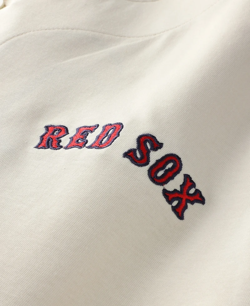 Fanatics Men's Cream Boston Red Sox Big Tall Full-Button Jersey