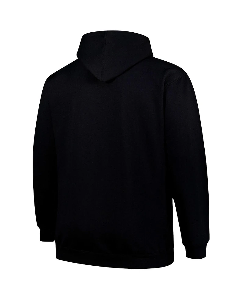 Fanatics Men's Black Seattle Seahawks Big Tall Pop Pullover Hoodie