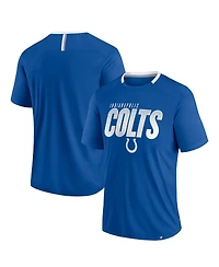 Fanatics Men's Royal Indianapolis Colts Defender Fade Slant T-Shirt