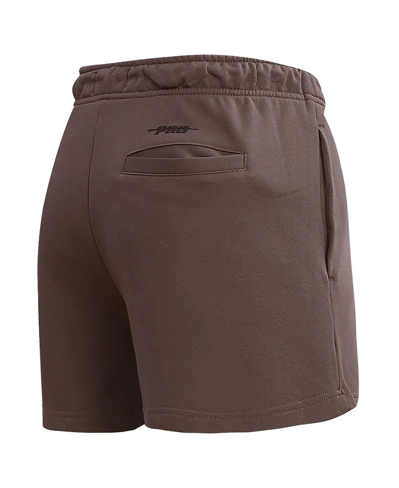 Pro Standard Women's Pink Los Angeles Dodgers Neutral Fleece Shorts