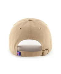 '47 Brand Men's Khaki Detroit Pistons Logo Clean Up Adjustable Hat
