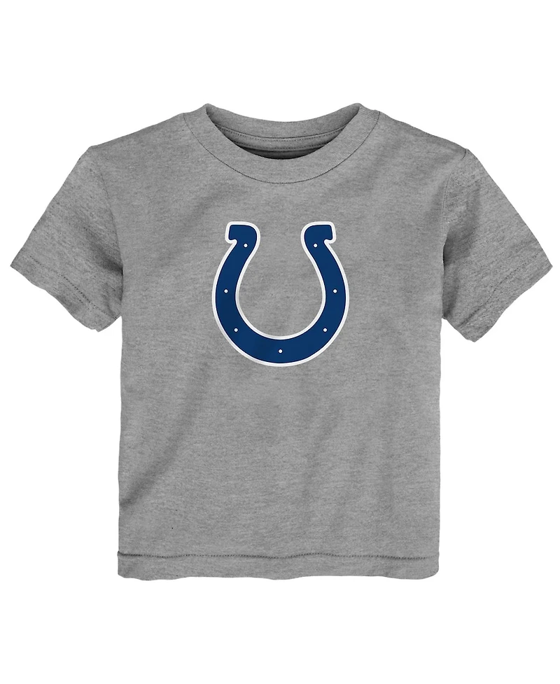 Outerstuff Toddler Heather Gray Indianapolis Colts Primary Logo T-Shirt