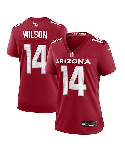 Nike Women's Michael Wilson Cardinal Arizona Cardinals Team Game Jersey