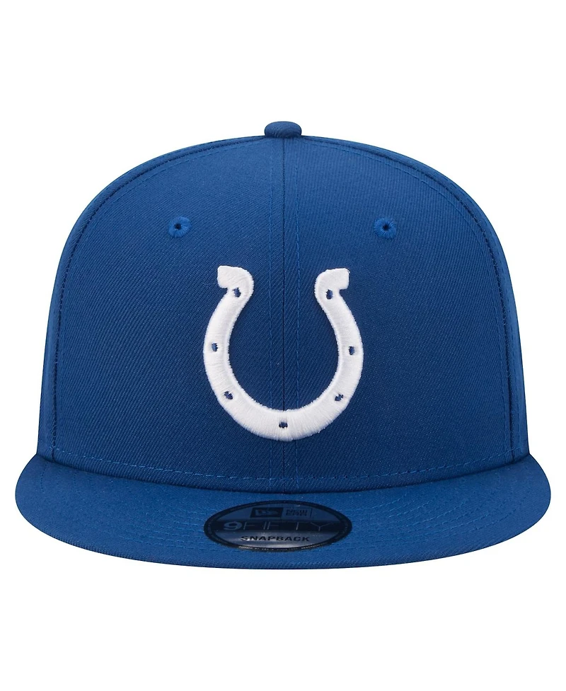 New Era Men's Royal Indianapolis Colts 9FIFTY Snapback Hat