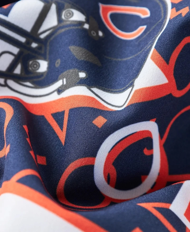 Chubbies Men's Navy Chicago Bears Game Day Fit Classic Lined Swim Trunks