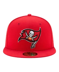 New Era Men's Red Tampa Bay Buccaneers 59FIFTY Fitted Hat