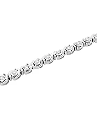 Macy's Diamond (1 ct. t.w.) Bracelet in Sterling Silver