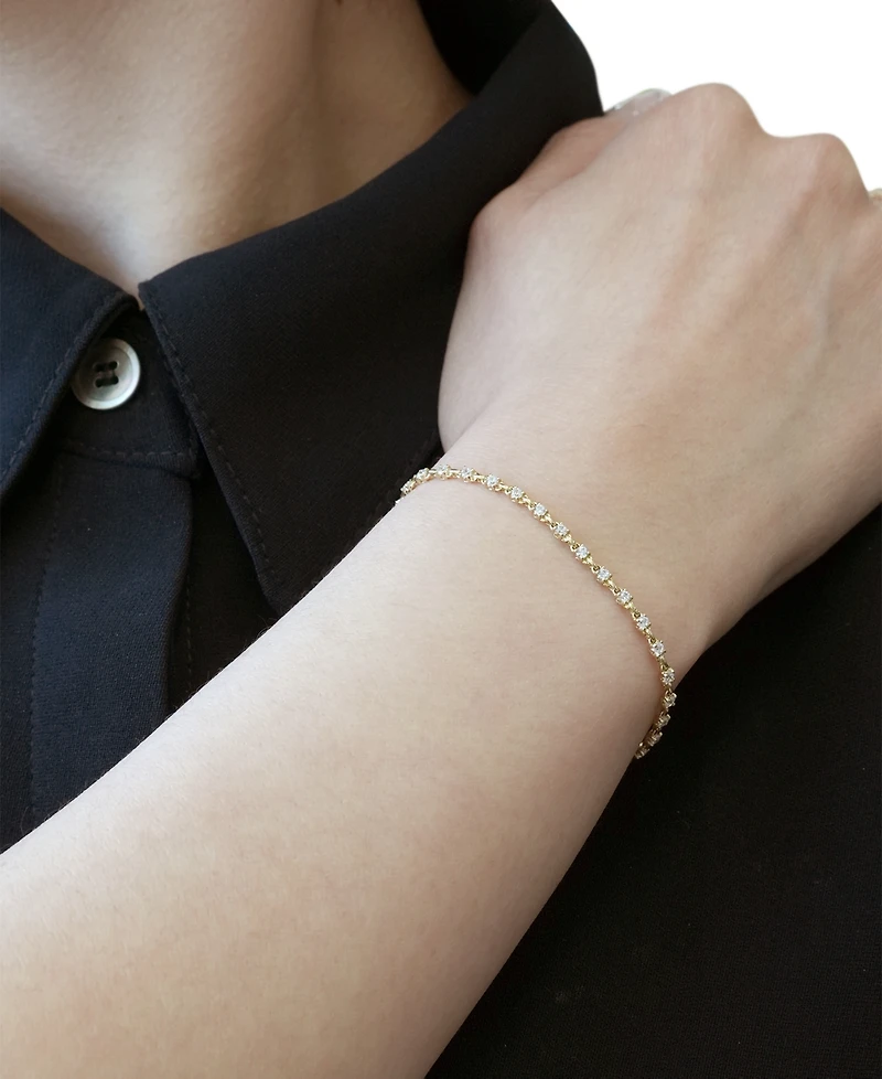 Macy's Diamond (1 ct. t.w.) Bracelet in 10k Yellow Gold