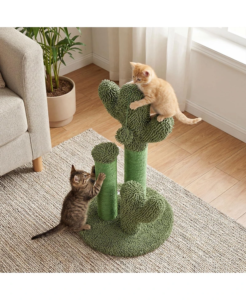 Cozito 22 inch Cactus Cat Scratching Post with Sisal Rope