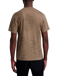 Karl Lagerfeld Paris Men's Large Palm Leaf Graphic T-Shirt
