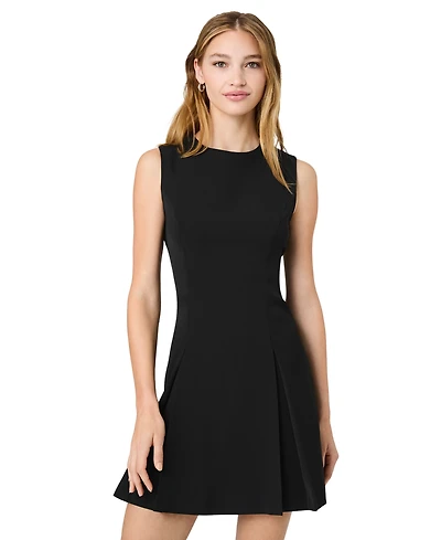 French Connection Women's Harry Sleeveless Inverted Pleat Mini Dress