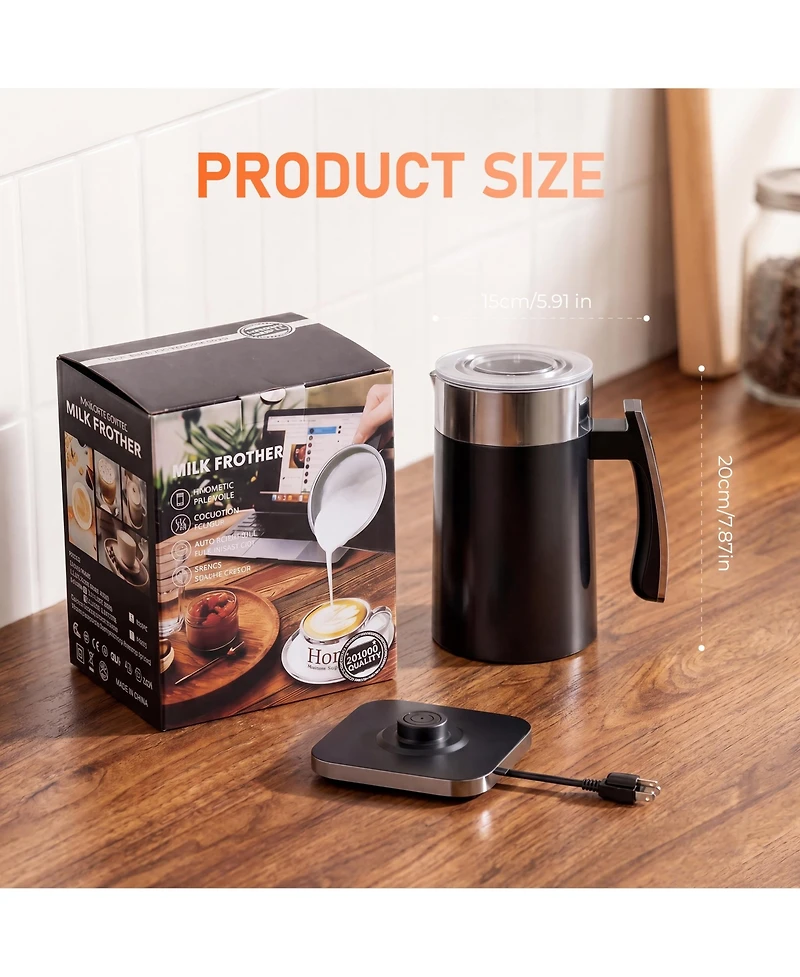 44 lbs Stainless Portable Countertop Self-Clean Ice Maker, 24 Square Cubes with Lcd Display