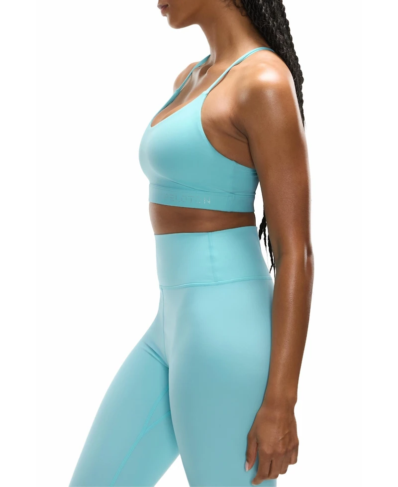 Peloton Women's Cadent V-Neck Strappy Back Bra