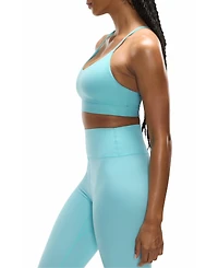 Peloton Women's Cadent V-Neck Strappy Back Bra