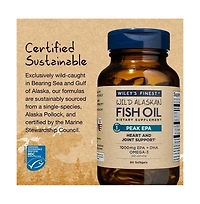 Wiley's Finest Wild Alaskan Fish Oil Peak Epa