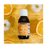 Wiley's Finest Cod Liver Oil - Orange Flavored Omega-3 Fish Oil Supplement