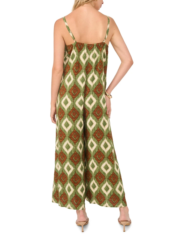 Vince Camuto Women's V-Neck Flared Jumpsuit