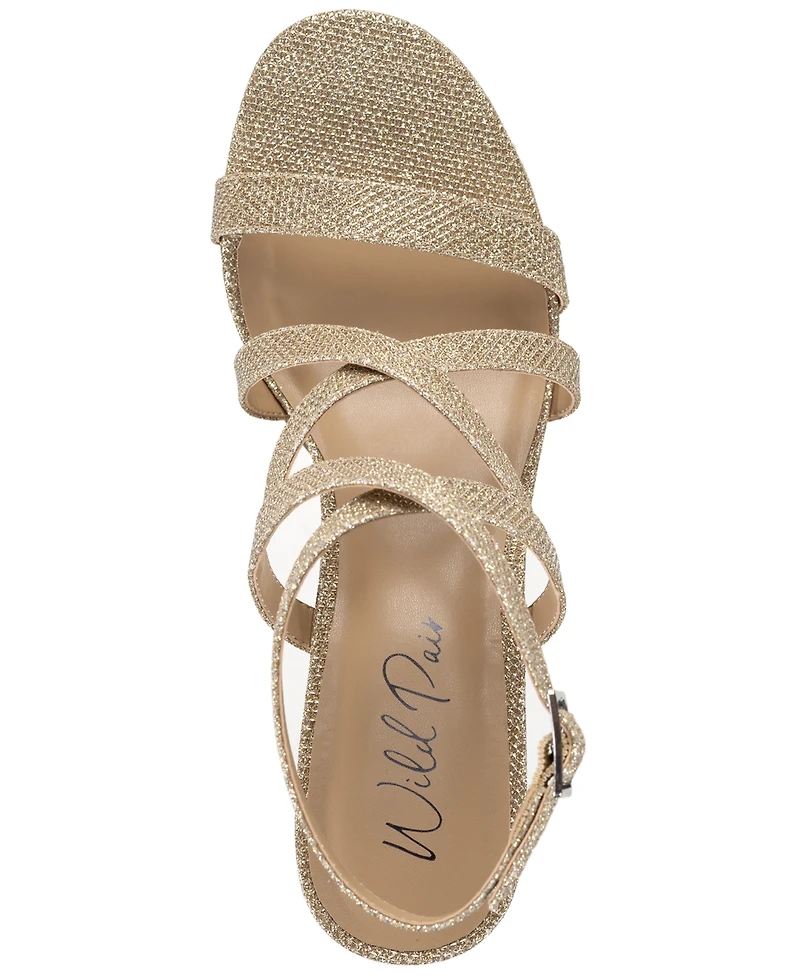 Wild Pair Women's Keely Strappy Platform Dress Sandals, Macy's Exclusive