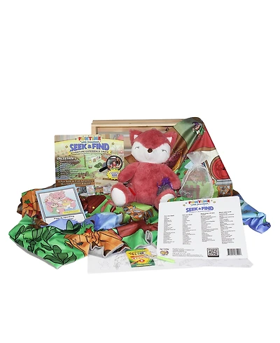 Pipp & Spalding Funtime with Grandma Toddler Springtime in The Woodlands Seek-and-Find Adventure Experience, 18-Piece Crate Set