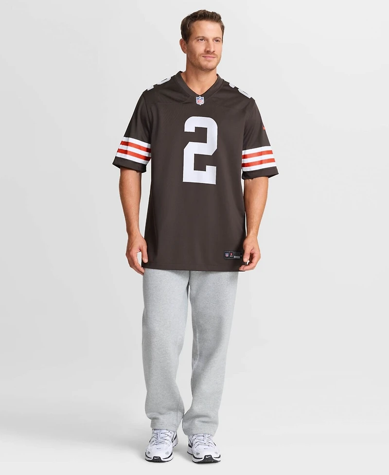 Nike Men's Shedeur Sanders Brown Cleveland Browns Game Jersey