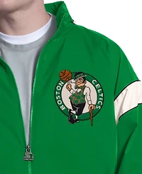 Starter Men's Green Boston Celtics The Gust Full-Zip Hooded Jacket