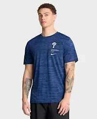 Nike Men's Royal Philadelphia Phillies Velocity Dri-fit T-Shirt